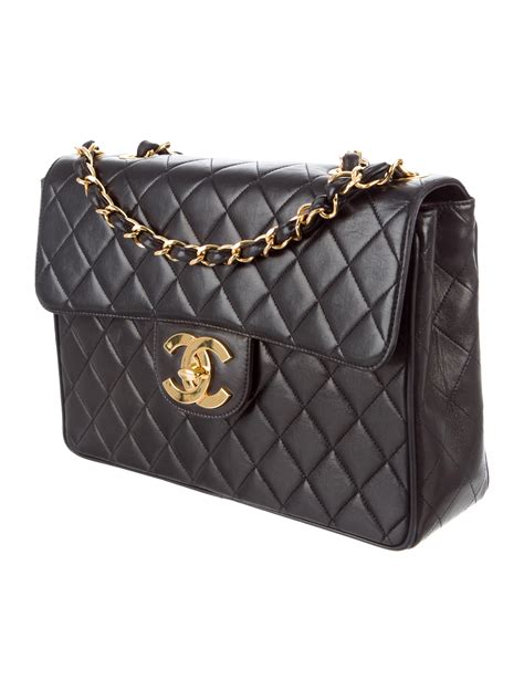 large classic handbag chanel|chanel classic bag price.